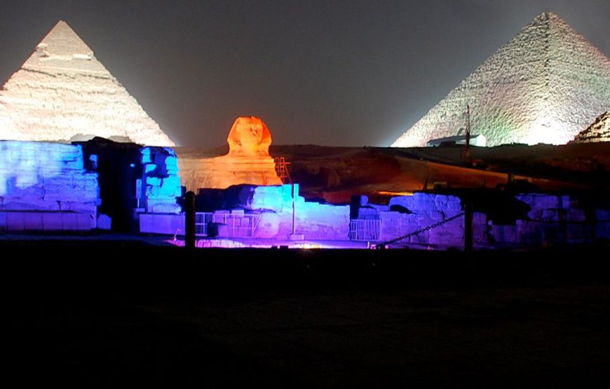 Erleben Sie mit uns die „The Majesty of the Pyramids” Eine spektakuläre Ton- und Lichtshow