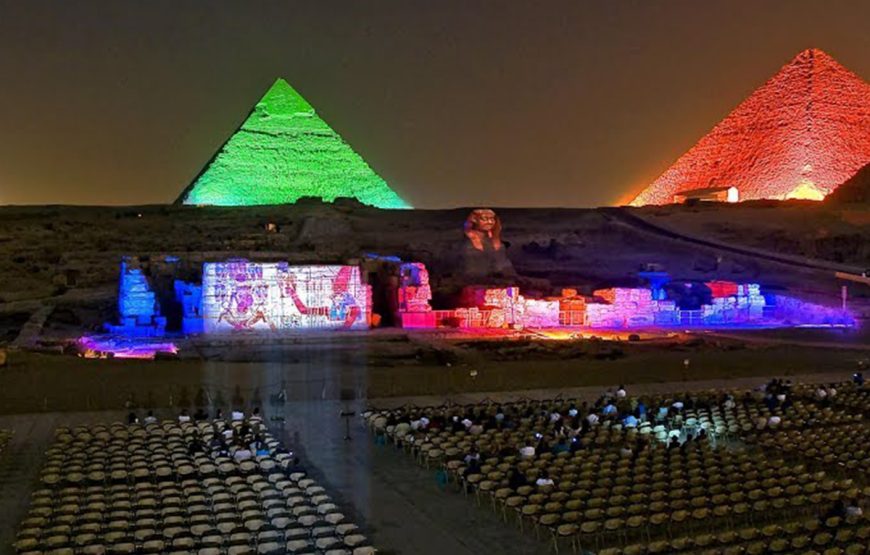 Erleben Sie mit uns die „The Majesty of the Pyramids” Eine spektakuläre Ton- und Lichtshow