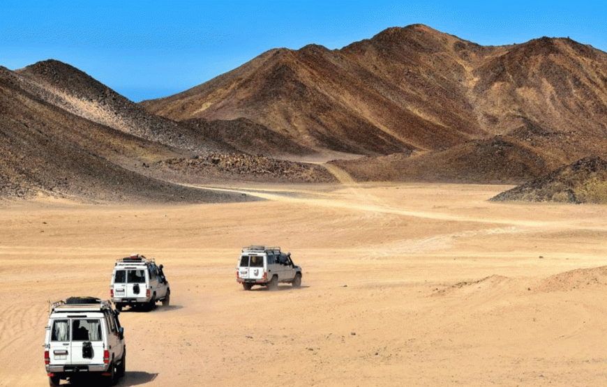 Wüstensafari Jeep 4×4 in Hurghada & Kamelreiten Tour