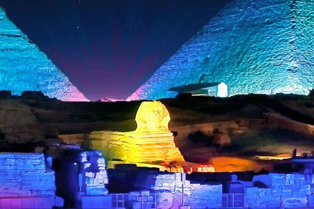 Erleben Sie mit uns die „The Majesty of the Pyramids” Eine spektakuläre Ton- und Lichtshow