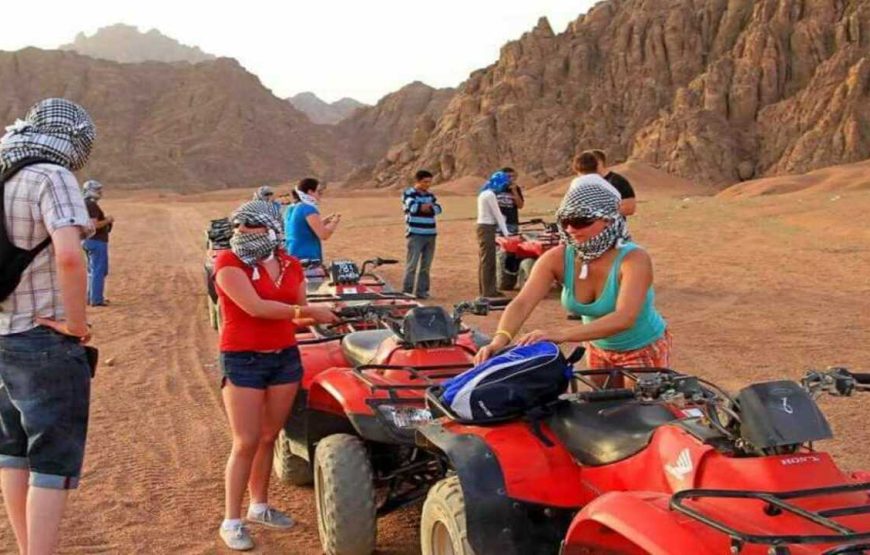 Erleben Sie den Zauber der Wüste! Unsere Sonnenuntergang Quad Safari