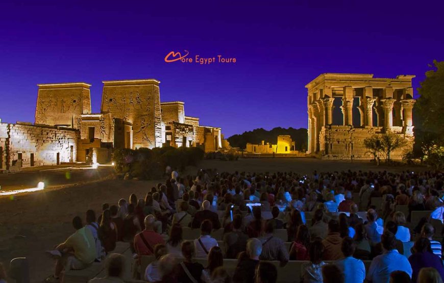 Ton- und Lichtshow im Philae-Tempel