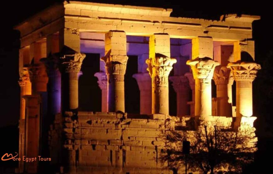 Ton- und Lichtshow im Philae-Tempel