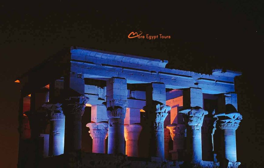 Ton- und Lichtshow im Philae-Tempel