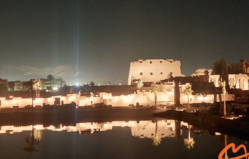 Ton- und Lichtshow in den Karnak-Tempeln