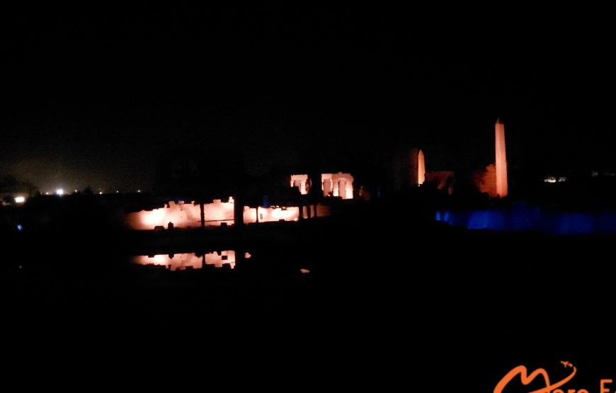 Ton- und Lichtshow in den Karnak-Tempeln