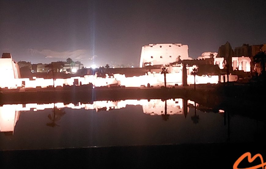 Ton- und Lichtshow in den Karnak-Tempeln