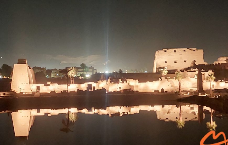 Ton- und Lichtshow in den Karnak-Tempeln