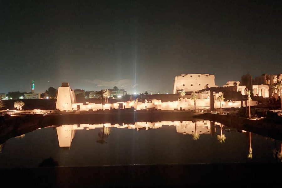 Licht- und Tonshow im Karnak-Tempel
