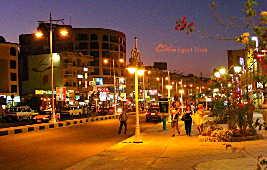 Private Stadtrundfahrt durch Hurghada am Abend
