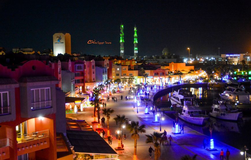 Private Stadtrundfahrt durch Hurghada am Abend